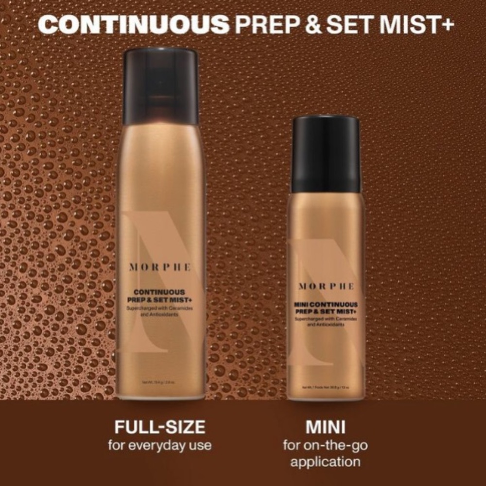 Morphe Mini Continuous Prep & Set Mist+ - Picture 6 of 10